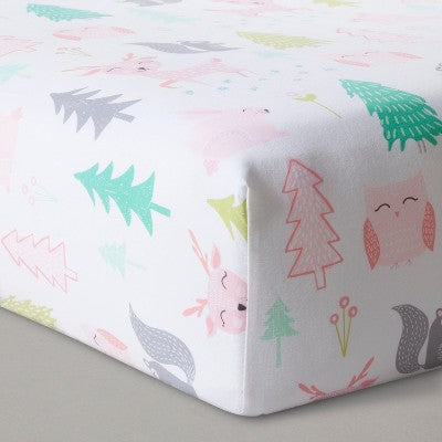  Crib Bedding Set Forest Frolic 4pc - Cloud Island™ Pink