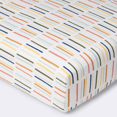  Fitted Crib Sheet Dashes - Cloud Island™