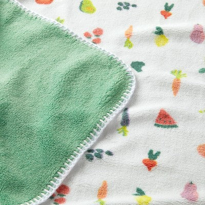  Plush Baby Blanket - Fruits And Veggies - Cloud Island™