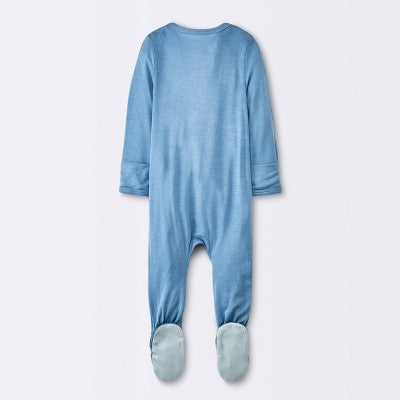  Baby Boys' 2pk So Very Soft Modal Blend Sleep N' Play - Cloud Island™ Light Blue