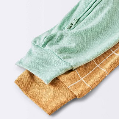 Baby Boys' 2pk So Very Soft Modal Blend Romper - Cloud Island™ Rust/Blue