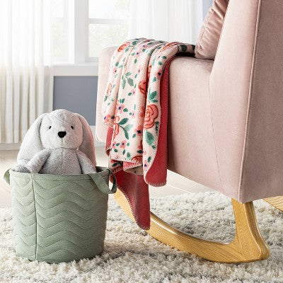  Plush Baby Blanket - Floral Blooms - Cloud Island™