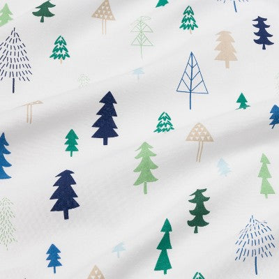  Crib Fitted Sheet Trees - Cloud Island™ - Blue