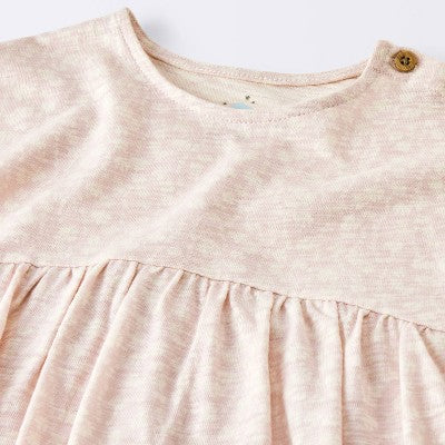  Baby Girls' Floral Modal Jersey Romper - Cloud Island™ Pink
