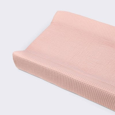  Muslin Waffle Changing Pad Cover - Pink - Cloud Island™