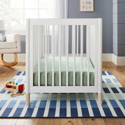  Polyester Rayon Fitted Crib Sheet - Green - Cloud Island™