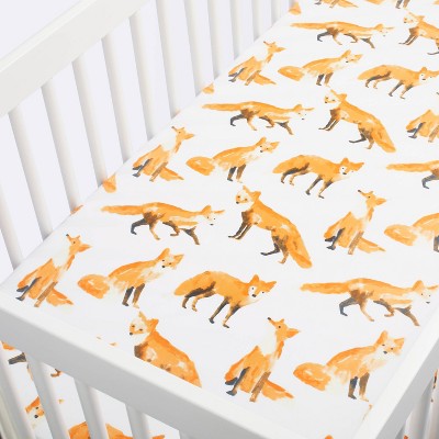  Crib Fitted Sheet - Cloud Island™ Foxes