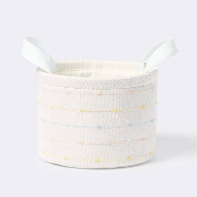  Round Bin With Slub Stitching - Cloud Island™